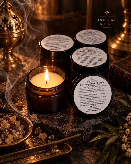 2oz All Natural Coconut Wax Candles (4pk)