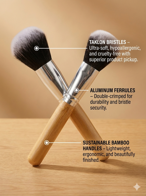 Traditiones Bamboo Makeup Brush Set