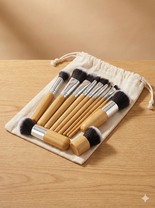 Traditiones Bamboo Makeup Brush Set