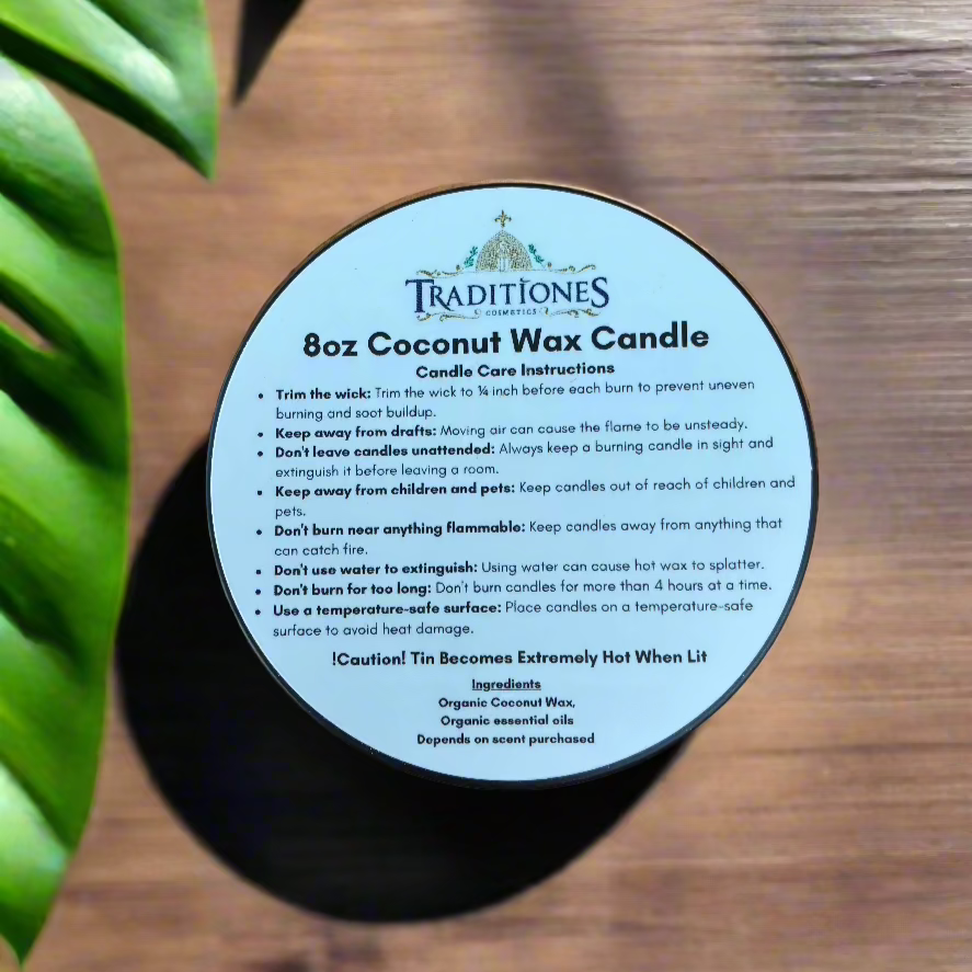 All Natural Coconut Wax Candles 8oz