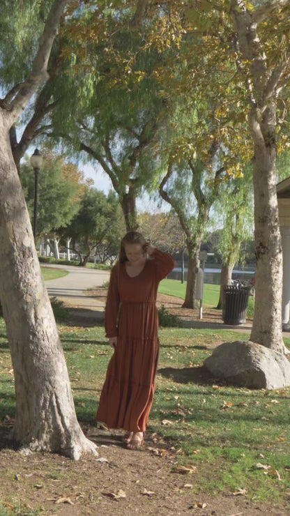 Long Sleeve Maxi Dress